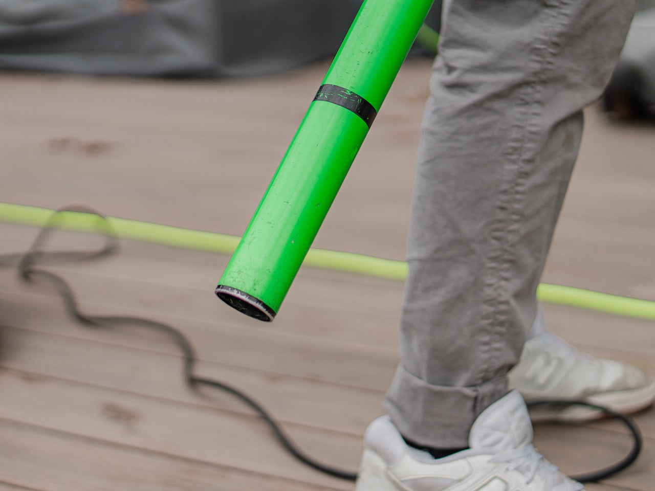 Close-up of XERO pole replacement part