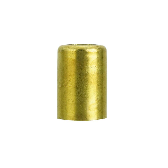 XERO Crimp-on Ferrules - Brass Front Side View