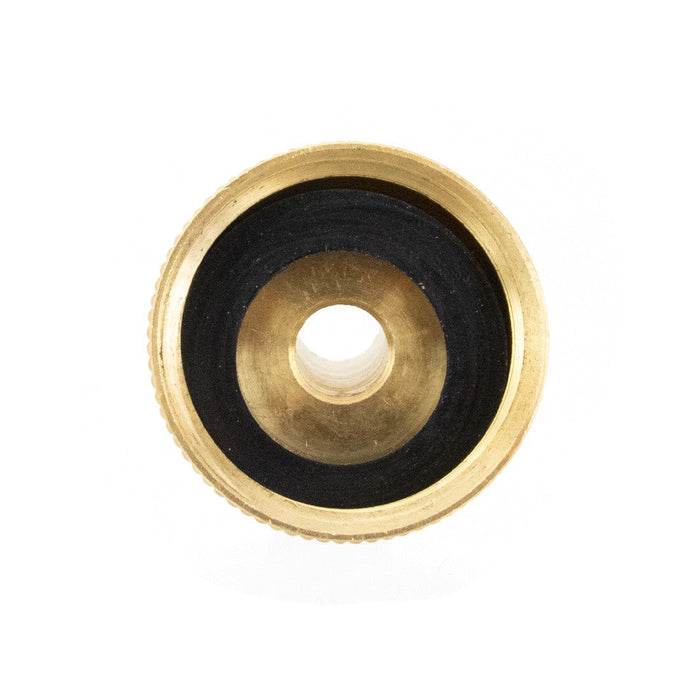 XERO Garden Hose Thread Female to Barb 3/8 Inch Brass Gasket View