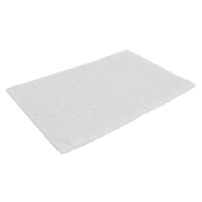 XERO White Scrub Pad Flat Angle View