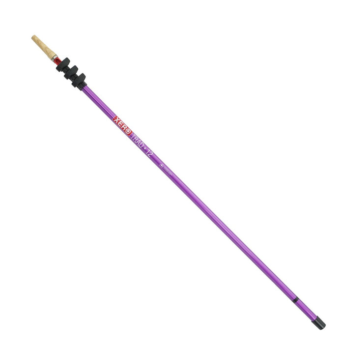 XERO Carbon Fiber Trad Pole 2.0 - Electric Purple XERO Tip View