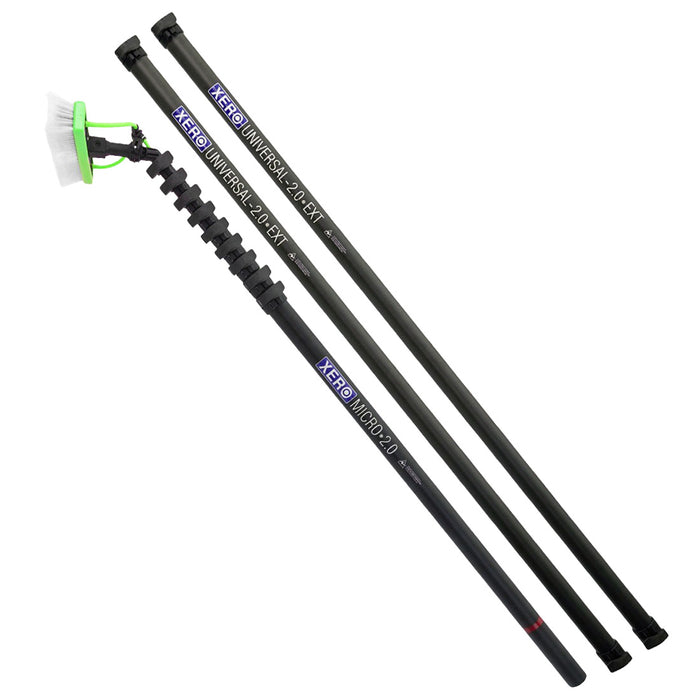 XERO Micro 2.0 Carbon Fiber Water Fed Pole 50 Foot Complete View