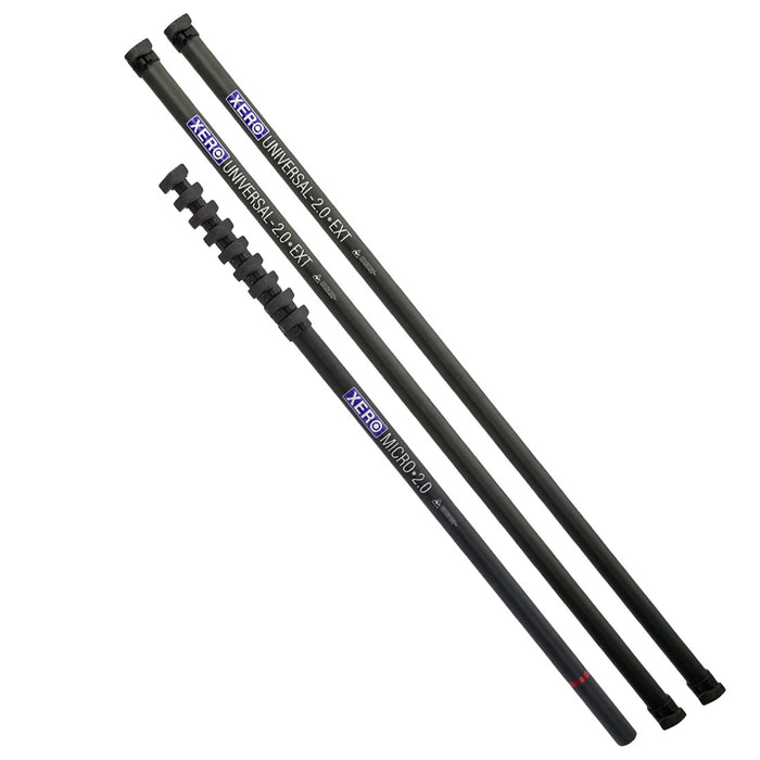 XERO Micro 2.0 Carbon Fiber Water Fed Pole 50 Foot Bare View