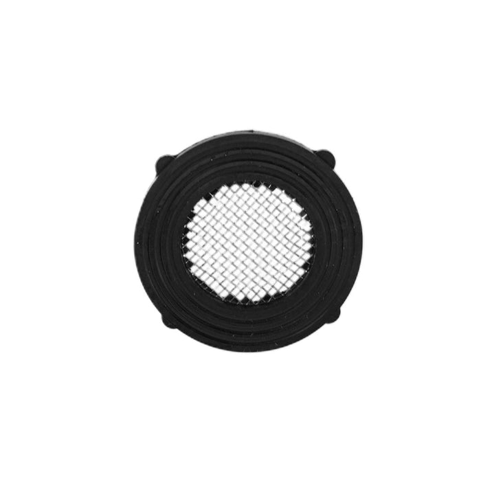 Garden Hose Gasket with Stainless Steel Mesh Bottom View