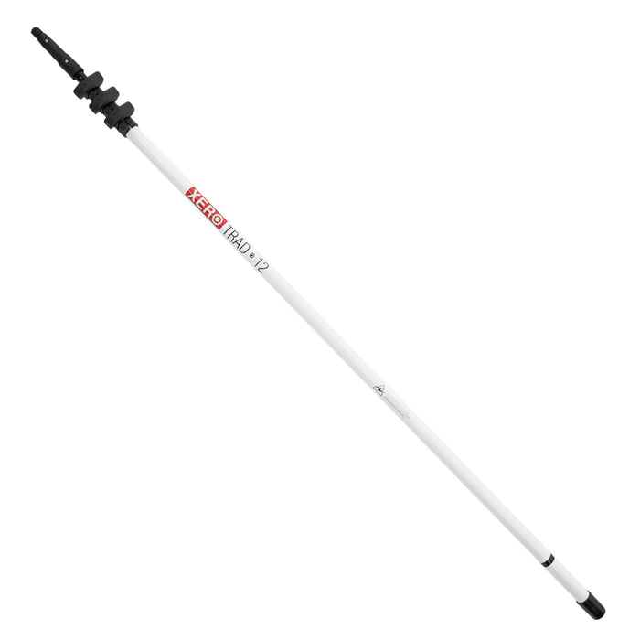 XERO Carbon Fiber Trad Pole 2.0 White Ettore Tip View