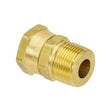 XERO Garden Hose to Female Swivel Adapter - 3/4 Inch Bottom Angle View