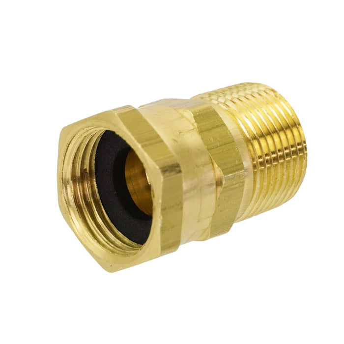 XERO Garden Hose to Female Swivel Adapter - 3/4 Inch Side View