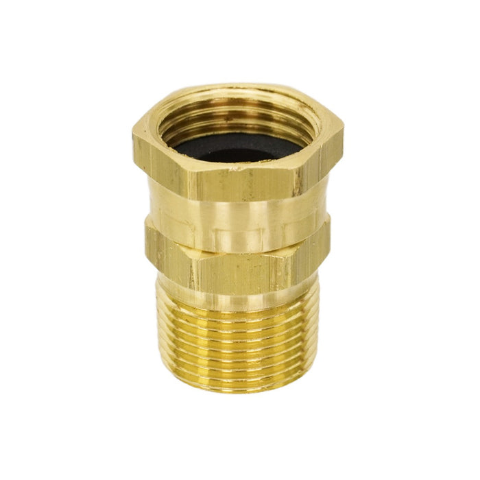 XERO Garden Hose to Female Swivel Adapter - 3/4 Inch Top Angle View