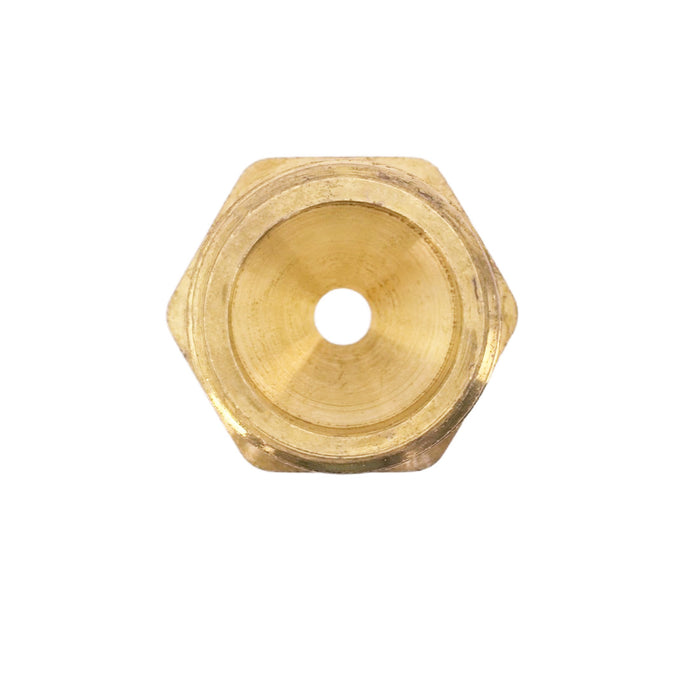 Garden Hose Thread Male to Barb - 1/4 Inch Top View