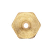 Garden Hose Thread Male to Barb - 1/4 Inch Bottom View