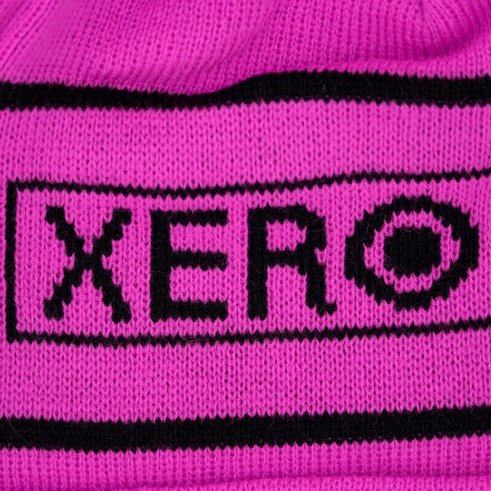 XERO Winter Cap Neon Pink Zoomed View