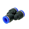 XERO Push-to-Fit Y-Fitting - 10 mm Top Angle View