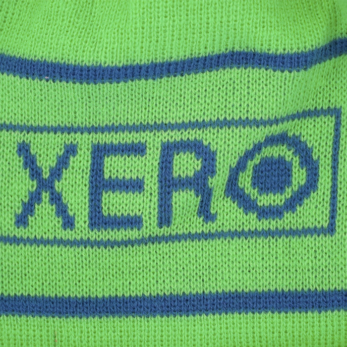 XERO Winter Cap Neon Green Zoomed View