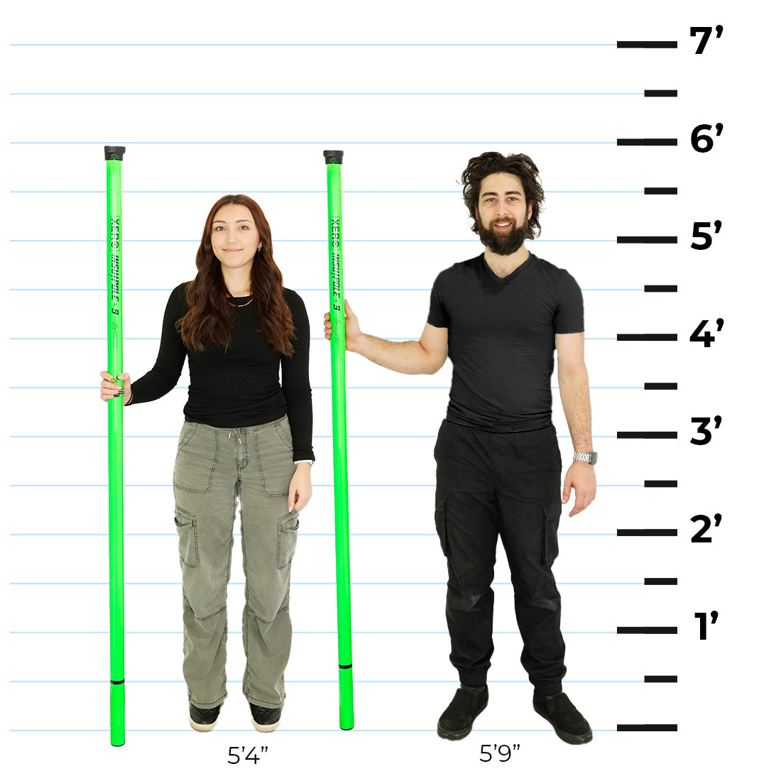 XERO InsuPole HEIGHT COMPARISON