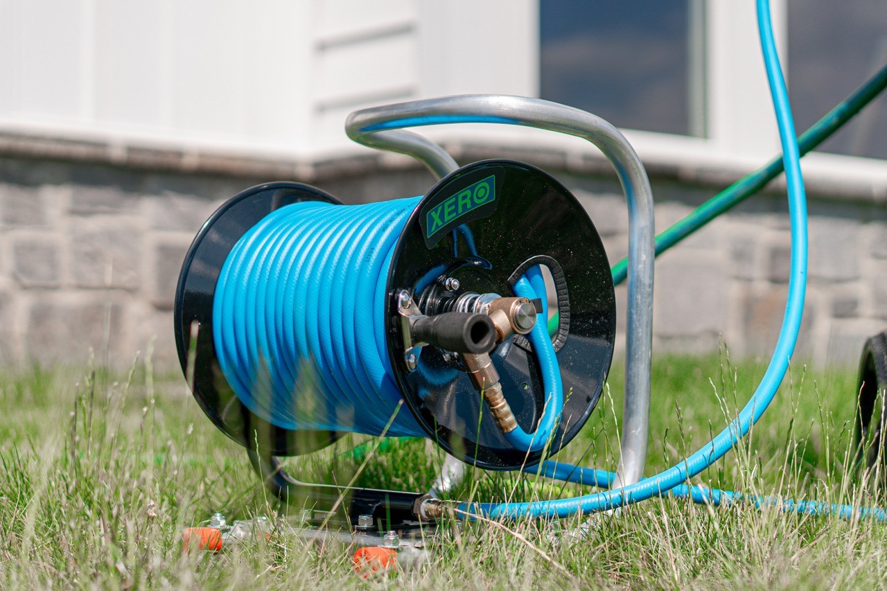 XERO Portable Hose Reel - Heavy-Duty, Easy to Move