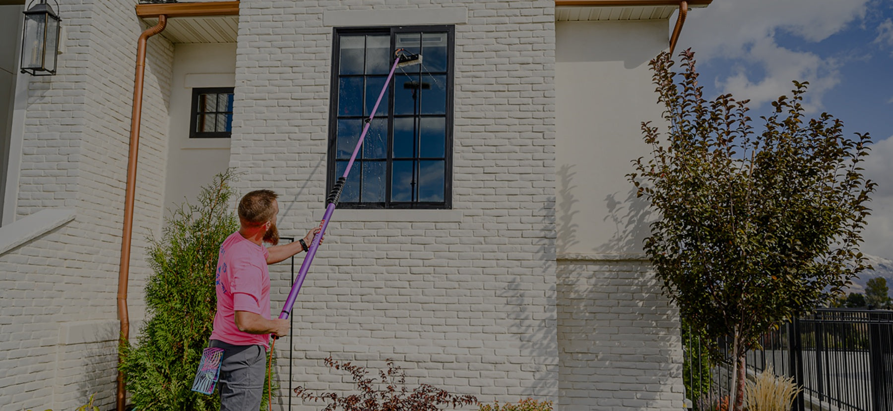 XERO Micro Purple Cleaning Windows