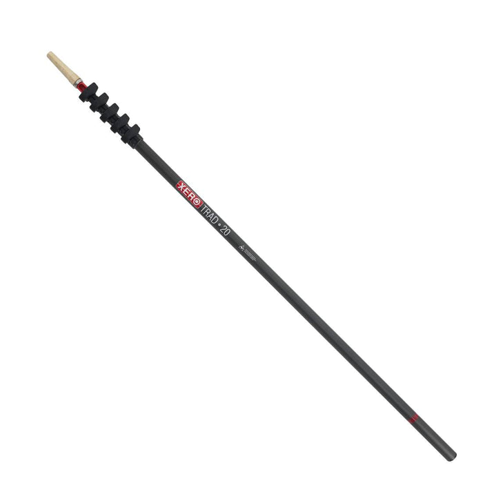 XERO Carbon Fiber Trad Pole 2.0 - Black - 20 Foot XERO Tip View