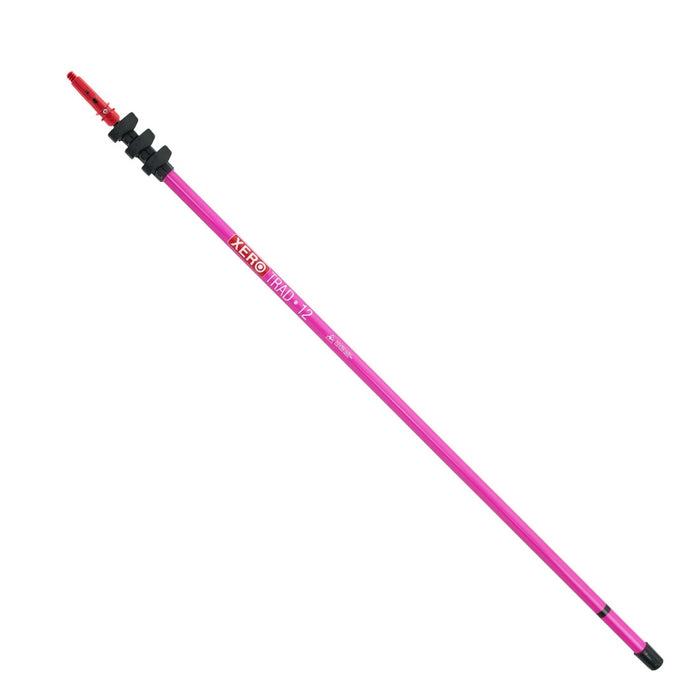 XERO Carbon Fiber Trad Pole 2.0 - Hot Pink Unger Tip View