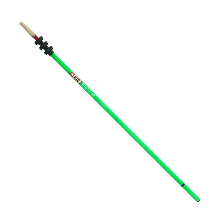 XERO Carbon Fiber Trad Pole 2.0 - Green XERO Tip View