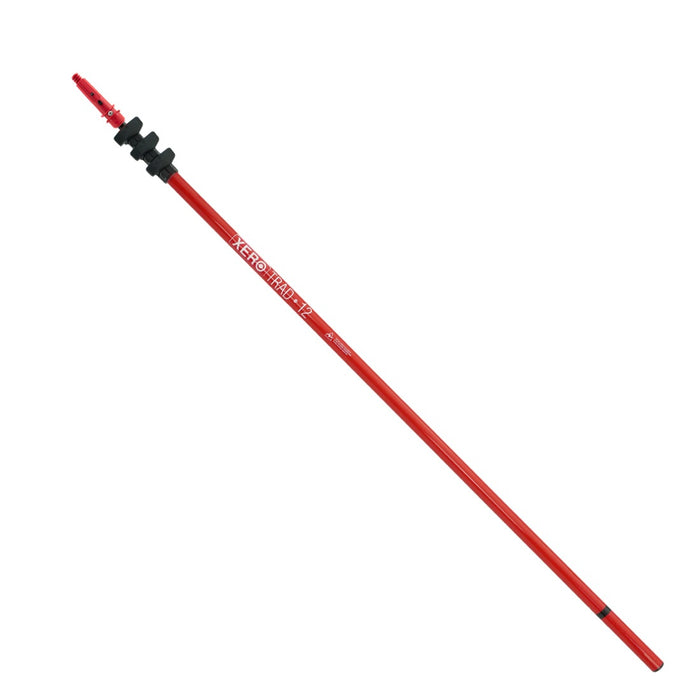 XERO Carbon Fiber Trad Pole 2.0 - Red Unger Tip View