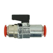 XERO In-Line Shut-Off Valve for High Flow Hose Front View