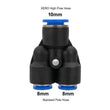 XERO Push to Fit Y-Fitting Reducer - 10mm to 8mm Spec View