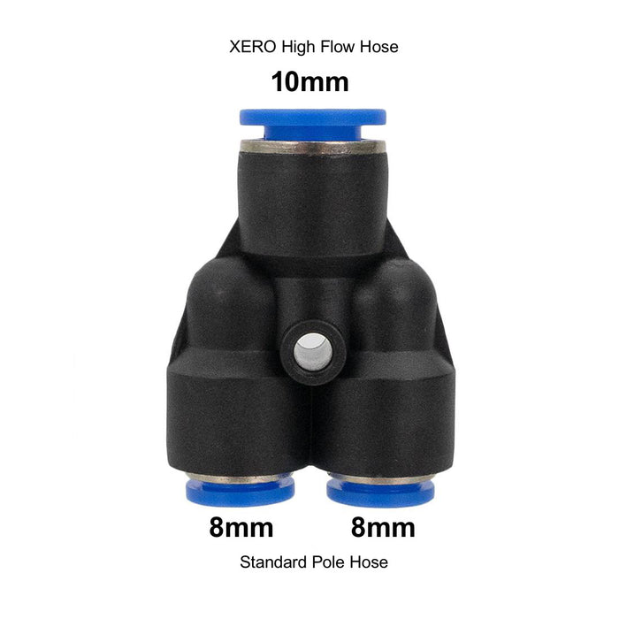 XERO Push to Fit Y-Fitting Reducer - 10mm to 8mm Spec View