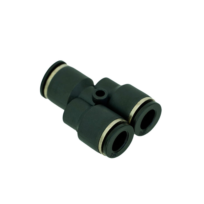 XERO Push-to-Fit Y-Fitting 3/8 Inch Top View