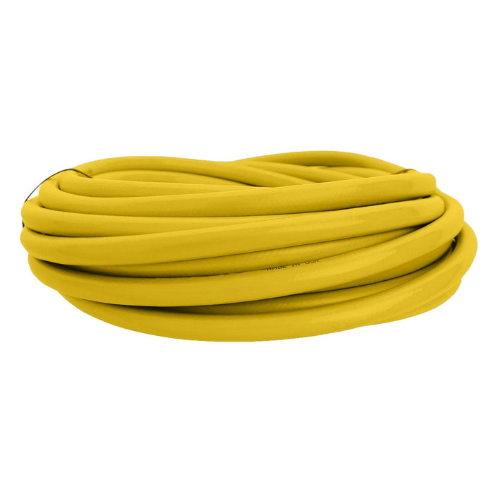 XERO Rubber Hose 3/8 Inch Yellow Side View