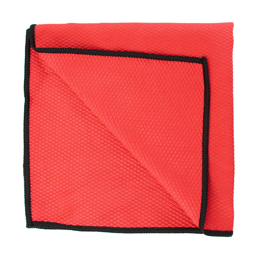 XERO Fish Scale Towel Ruby Folded View